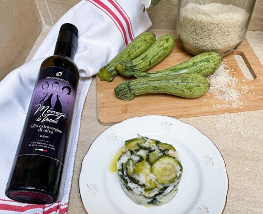 Risotto zucchine e parmigiano
